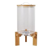 AZHKJKZH Dispenser per Alimenti Secchi Stoccaggio di Contenitori for Cereali con Distributore di Cereali con Valvola Contenitore for Merci Secche Negozio di Cucina(7.5L)