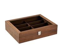 AZHKJKZH espositori per Occhiali da Sole Espositore for Occhiali da Sole in Legno, Custodia for for La Casa Arredamento per la casa(34x27x8cm)