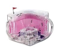 AZHKJKZH Formica Nido Formicaio Studio Habitat Kit Scientifico per L'educazione E L'apprendimento per Didattico Casette per Formiche(Pink)