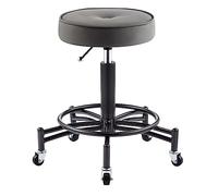 AZHKJKZH Gabello Bar Moderno Sgabello Rolling Bar Su Ruote Medico Girevole Con Sedile Tondo E Maniglia A Sfera Sgabelli Da Regolabili In Altezza Per Ristorante(E)