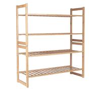 AZHKJKZH Organizer Scarpe Scaffale Per Scarpe In Bambù Per Multifunzionale Adatto Per Il Corridoio Del Soggiorno Della Camera Da Letto Per Ingresso(52 * 24.3 * 77.4cm)