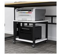 AZHKJKZH Porta Stampante Carrello Per Stampante Mobile Con Ruote Supporto Per Sotto La Scrivania Tavolo Per Stampanti Per Scaffali Per Per Ufficio A Casa Organizer Scrivania Ufficio(B,50 * 40 * 35cm)