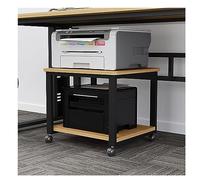 AZHKJKZH Porta Stampante Carrello Per Stampante Mobile Con Ruote Supporto Per Sotto La Scrivania Tavolo Per Stampanti Per Scaffali Per Per Ufficio A Casa Organizer Scrivania Ufficio(D,50 * 40 * 35cm)