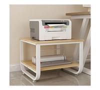 AZHKJKZH Porta Stampante Supporto Da Tavolo Per Stampante, Per Doppio, Ripiani Di Stoccaggio Per Carichi Pesanti Rack Per Per Fotocopiatrice Per Laser Organizer Scrivania Ufficio(D,60 * 60 * 60cm)