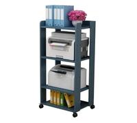 AZHKJKZH Porta Stampante Supporto Per Stampante A 4 Livelli Carrello Per Da Pavimento Ripiano Per Mobile Per Ufficio Soggiorno Organizer Scrivania Ufficio
