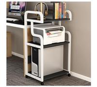 AZHKJKZH Porta Stampante Supporto Per Stampante Mobile A 3 Livelli Carrello Per A Pavimento Rack Di Stoccaggio Su Ruote Per Scanner Fax Organizer Scrivania Ufficio(G)