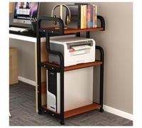 AZHKJKZH Porta Stampante Supporto Per Stampante Mobile A 3 Livelli Carrello Per A Pavimento Rack Di Stoccaggio Su Ruote Per Scanner Fax Organizer Scrivania Ufficio(C)