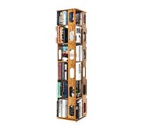 AZHKJKZH Scaffale Portaoggetti Scaffale Girevole A 6 Livelli In Bambù Per Scaffali Creativo Regolabile In Altezza Per Libri Riviste Organizer Libri