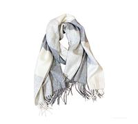 AZHKJKZH Sciarpa Calda Luxury Plaid Sciarpa Inverno Caldo Cashmere Donne Lunghe Sciarpe Femminili Signora Nappa Scialle Grande avvolgibile per La Vita Quotidiana(Light Gray)