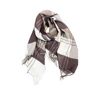 AZHKJKZH Sciarpa Calda Luxury Plaid Sciarpa Inverno Caldo Cashmere Donne Lunghe Sciarpe Femminili Signora Nappa Scialle Grande avvolgibile per La Vita Quotidiana(Coffee Color)