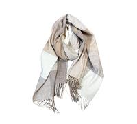 AZHKJKZH Sciarpa Calda Luxury Plaid Sciarpa Inverno Caldo Cashmere Donne Lunghe Sciarpe Femminili Signora Nappa Scialle Grande avvolgibile per La Vita Quotidiana(Rice Camel)