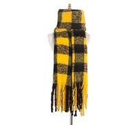 AZHKJKZH Sciarpa Calda Sciarpa da Donna Sciarpe Invernali A Quadri Scialli Avvolge Una Coperta Lunga E Calda per La Vita Quotidiana(C)