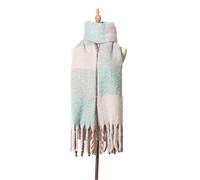 AZHKJKZH Sciarpa Calda Sciarpa da Donna Sciarpe Invernali A Quadri Scialli Avvolge Una Coperta Lunga E Calda per La Vita Quotidiana(I)