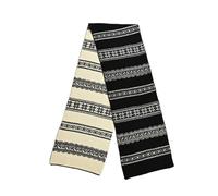 AZHKJKZH Sciarpa Calda Sciarpa in Lana di Cashmere, Scialle Lavorato A Maglia, Morbida, Spessa, Elastica, Calda per La Vita Quotidiana(Black)