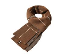 AZHKJKZH Sciarpa Calda Sciarpa Invernale da Uomo in Lana A Quadri A Righe, Calda, for Il Tempo Libero Lavoro per La Vita Quotidiana(Bruin)