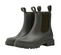 AZHKJKZH Uso Quotidiano Stivali Da Pioggia Elastici Donna Con Tubo Centrale Che Aumentano L'altezza E Sono Antiscivolo, Adatti For L'uso All'aperto Per Inverno(Grün,38)