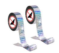 Azhong toys 2pcs Nastro Repellente Antiuccelli, Nastro Repellente Antiuccelli Riflettente, Tenere Lontano Gli Uccelli, Applica a Giardini, Cortili, Tetti Impedisci Uccelli Causare Danni Queste
