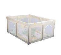Aziamor Baby Recinto con Tappeto Box Neonato 120X160X68 cm Colore Beige
