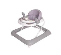 Aziamor Dodo Girello per Bambini 2 in 1 con Centro Attivita' Luci e Suoni Primi Passi per Bambini da 6 Mesi a 12 kg Colori a Scelta Azzurro Rosa Grigio Arancione Verde Rosso (Grigio)