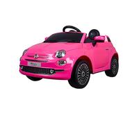 Aziamor Fiat 500 Auto Elettrica 12V Con Telcomando Parentale Colore Rosa