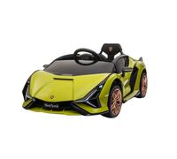 Aziamor Lamborghini Sian Macchina Elettrica 12V Monoposto con Telecomando Verde