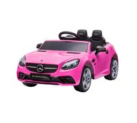 Aziamor Mercedes SLC Auto Elettrica Bambini Telecomandata con Telecomando Parentale Colore Rosa