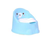 Aziamor Vasino Dumbo dal Design Ergonomico Con Coperchio e Funzione di Sgabello Azzurro