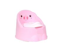 Aziamor Vasino Dumbo dal Design Ergonomico Con Coperchio e Funzione di Sgabello Rosa