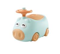 Aziamor Vasino Piggy Ergonomico Con Coperchio e Funzione Sgabello e Volante Interattivo Verde