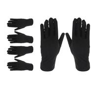 AZIDWERYQ 3 Paia Guanti Spandex, Guanti Elastici Anti-UV per Gioielli, Neri Confortevoli Antiscivolo per Giardinaggio Domestico, Pulizia, Costruzione, Ispezioni di Gioielli Spandex