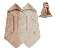 AZIDWERYQ Asciugamani da bagno per bambini 2 pezzi da 35 pollici di cotone super delyer super con cappuccio per bambini con cappuccio extra assorbente e traspirante per asciugamani per neonati