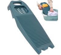 AZIDWERYQ ASSE per Lavare i Vestiti a Mano, ASSE per Lavare in plastica 17, 7x8 con portasapone e Foro per Appendere, per Rettangolare Antiscivolo per Lavanderia Dormitorio Scolastico Domestico