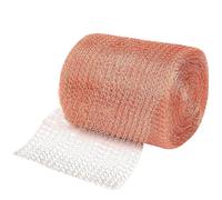 AZIDWERYQ Controllo dei roditori a Maglie di Rame, Lana di Rame da 24 m*127 mm, Maglia antiruggine per lumache, Rotolo per Il Blocco dei Fori, escluso di Giardinaggio per roditori