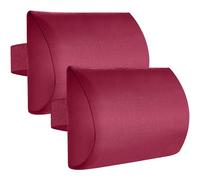 AZIDWERYQ Cuscini da sedia da 2 pcs cuscinetti rimovibili traspiranti comodi cuscini da sedia da esterno con legami per esterno interno, rossi del vino