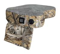 AZIDWERYQ Cuscino per Sedile da Caccia Cuscino da Caccia riscaldato Portatile con Tasca e riscaldante in Spugna Rimovibile con Cerniera e Regolazione della Temperatura a 3 Marce per attività all'aper