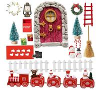 AZIDWERYQ DOTOGLIE DEORIZIONI NAMBINI Set Realistic 1:12 Scala in Miniatura Accessori per la casa delle Bambole Scene in Miniatura Kids Finge Play Giocattoli per Gli Accessori per Feste di Natale