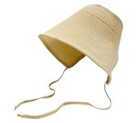 AZIDWERYQ Fonnet da Sole per Donne, Cofano pioniere Vintage Pieghevole con Cravatta, Cotone Traspirante e Cappelli vittoriani di Lino per Donne, Bonnet Beige per
