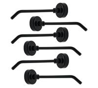 AZIDWERYQ Ganci magnetici 6 pezzi 2, 8x0, 8 luce minima 45° ad angolo retto forti ganci magnetici per frigorifero, cabina, forno a microonde per appendere