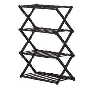 AZIDWERYQ Griglia di Raffreddamento Pieghevole Griglia di Raffreddamento in bambù scavata a 4 Livelli per cuocere Torte di Biscotti, arrostire, Grigliare Pieghevole 19, 7x9, 8x26, 8 Pollici