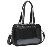 AZIDWERYQ Ita borsa kawaii in pelle sacca per la scuola giapponese con inserto e pin cinguetta trasversale rimovibile Itabag con impugnatura per amanti anime Pin