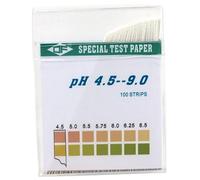 AZIDWERYQ Kit per analisi del Suolo, Kit per analisi del Suolo da 100 Pezzi Gamma 4, 5-9, Carta per Tester Facile da Usare, Acqua e Test per Prati, Giardino, Cortile, casa, Tester