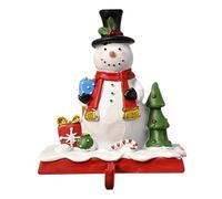 AZIDWERYQ Porta di calze di Natale 3D Thoughing Holdocking Holder per mantello, supporto per camino di Natale in resina con gancio anteriore per calze sospese decorazioni