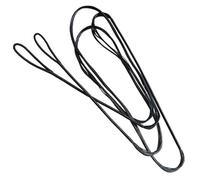 AZIDWERYQ Stringa a Prua, Corda da Prua ricurve da 51, 18 Pollici Classica Lunga, silenziatori ABS robusti, Sostituzione del tiro con L'Arco Nero per ricurvo e Loop di Longbow per Composto