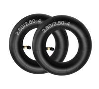 AZIEMARS 2 Pack 2.80/2.50-4 Camere d'aria 280/250-4 2.80-4 2.50-4 280-4 250-4 Pneumatico con stelo di valvola piegata per scooter rasoio e300, barchette, camion a mano, tosaerba, dollies