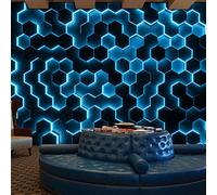 Azienda Ufficio Ufficio Stile Industriale Sfondo Pittura Murale Gaming Hotel Tecnologia Sfondo Geometrico Parete Carta Da Parati Decorativa-250cm×170cm