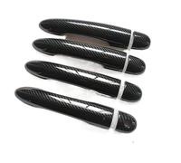 AZIKEN per Gli Accessori Rena&ULT Clio 3 III mk3 Copri Maniglia della Porta Rivestimento Maniglie Copre plastica Imitazione Fibra di Carbonio Rivestimento Maniglia portiera (Color : C1)