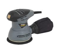 Azione Doppia Levigatrice Orbitale Ø125mm 240W/230V - Sealey S0125 Nuovo