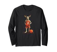 Azione in tribunale con un canguro pronto per il basket Maglia a Manica