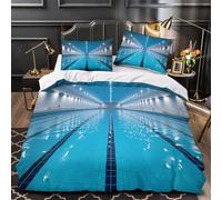 Azione sulle onde del surf Set Di Copripiumino 3 pezzi microfibra morbida stampa 3D con federa con federe per cuscini dinamico Ocean Sport copripiumino for ragazzi e bambini Double（200x200cm）