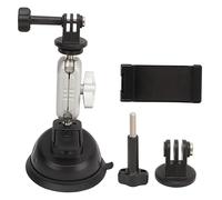 Azione Tazza di Aspirazione, 360 ° Dual Ball Head Car Parabrezza Supporto Cruscotto per Instat360 ONE X3 GO PRO Forte Base per Sottovuoto con Filo da 1/4 "con Clip e